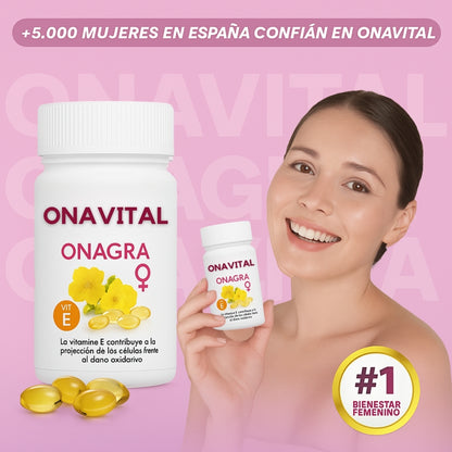 Aceite de Onagra 30 Perlas – Equilibrio Hormonal y Bienestar Femenino